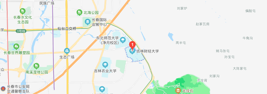 吉林财经大学学校地图